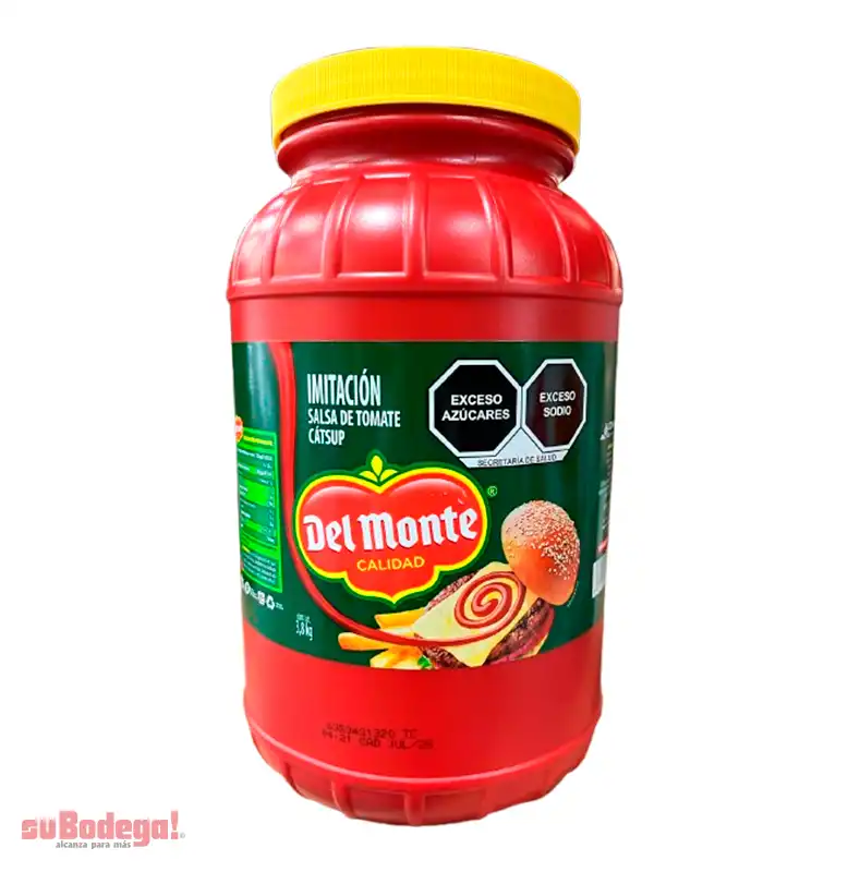 Salsa Cátsup Del Monte 3.8 kg.