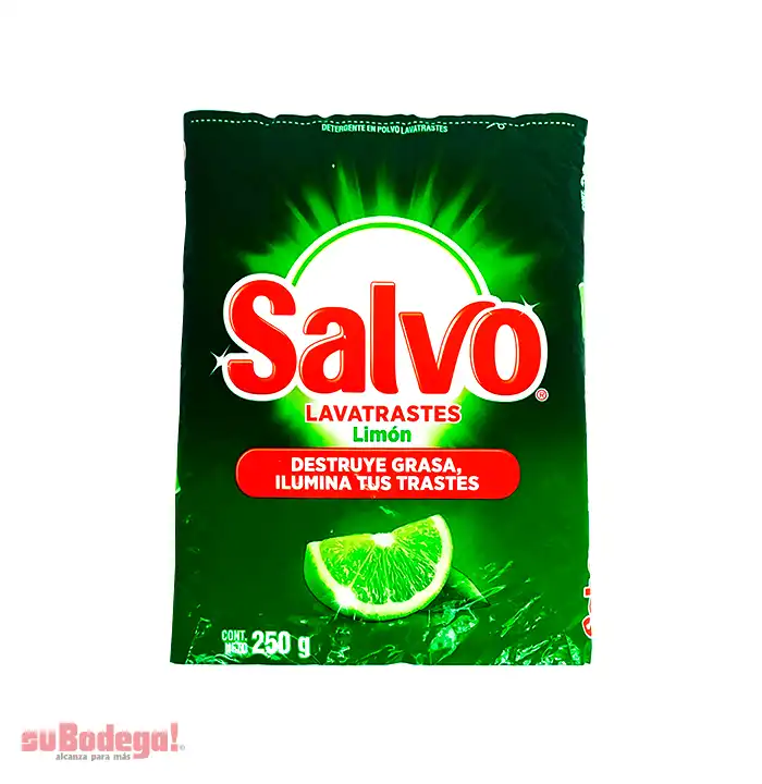 Detergente Salvo Limón 250 gr.