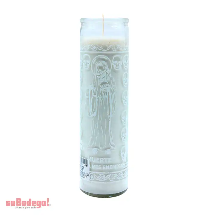 Veladora Mística Muerte Blanca 105p pz.