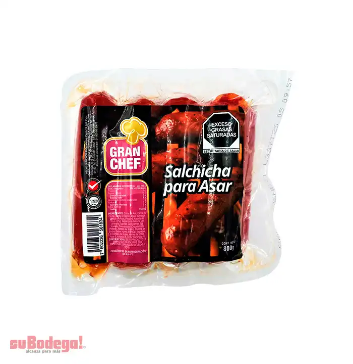 Salchicha para Asar Gran Chef 800 gr.