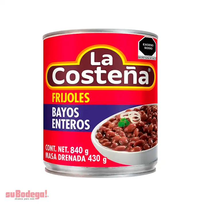 Frijol Bayo Entero La Costeña 840 gr.