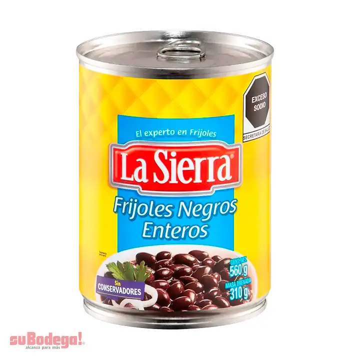 Frijol Negro Entero La Sierra 560 gr.