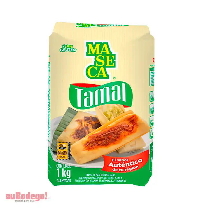 Harina de Maíz Maseca para Tamal 1 kg.