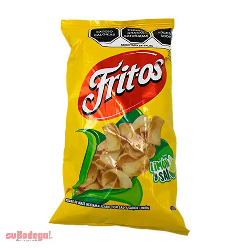 Sabritas Fritos Sal y Limón 180 gr.