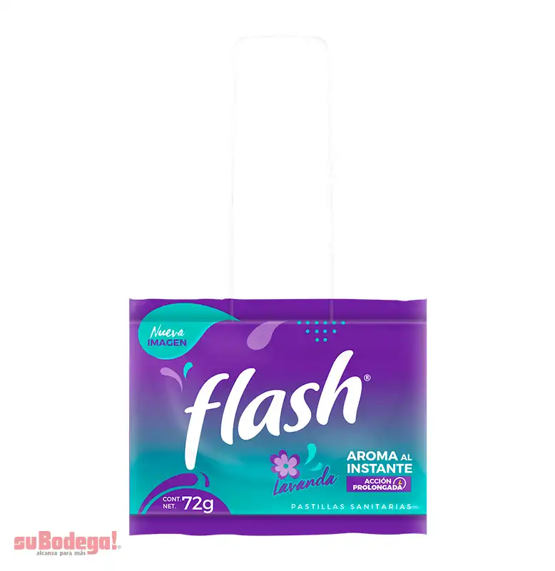 Pastilla Sanitaria Flash Lavanda Gancho 72 gr.