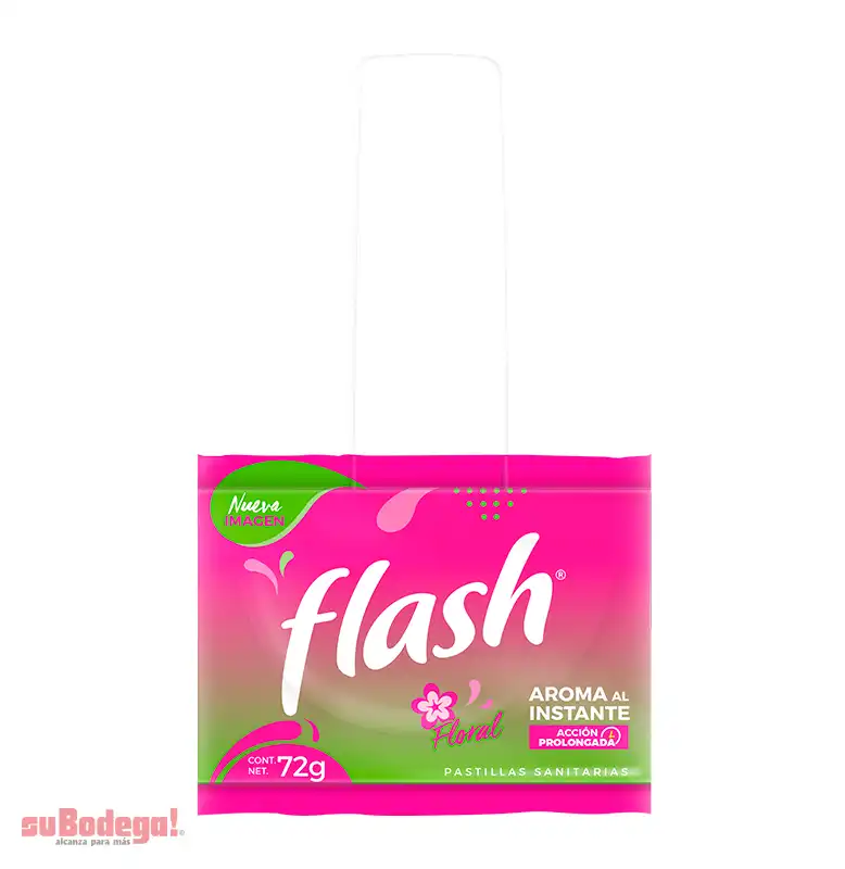 Pastilla Sanitaria Flash Floral Gancho 72 gr.