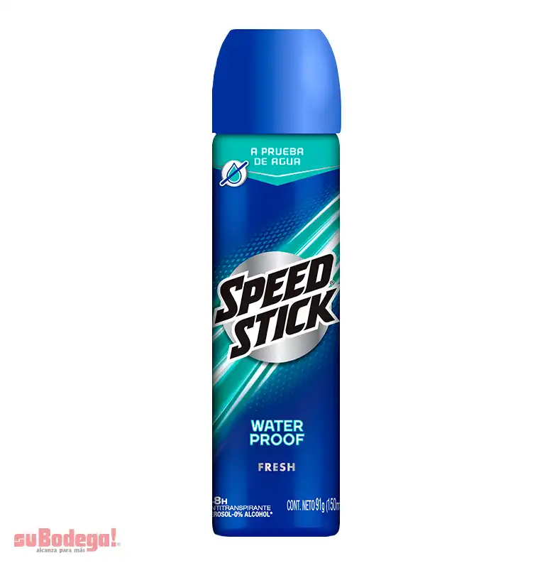 Desodorante Speed Stick Waterproof Aerosol 91 gr.