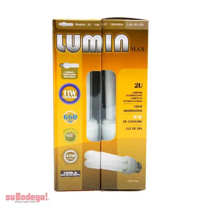 Lámpara Lumin 5000 Hr 11w 2u pz.