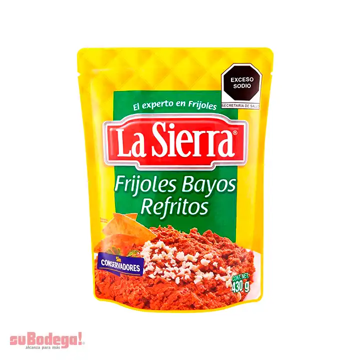 Frijol Bayo Refrito La Sierra Bolsa 430 gr.