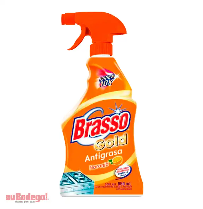 Limpiador Brasso Naranja Antigrasa Gatillo 650 ml.