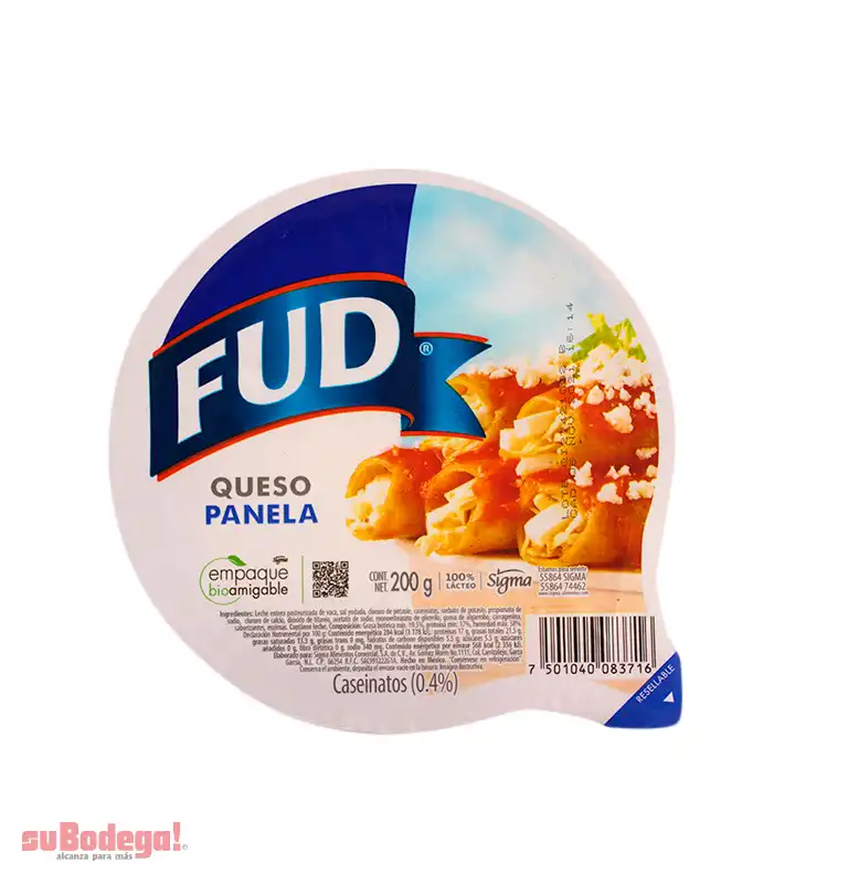 Queso Panela Fud 200 gr.