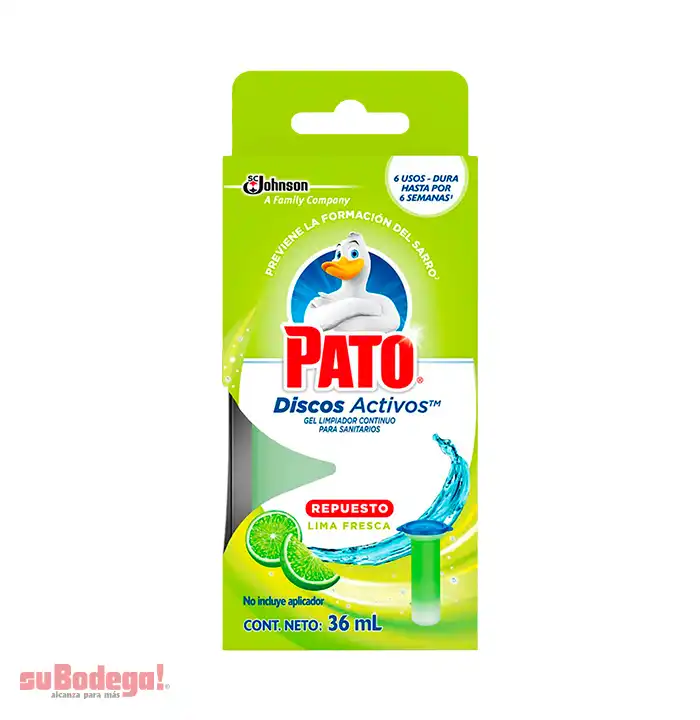 Discos Activos Pato Lima Fresca Repuesto 36 ml.