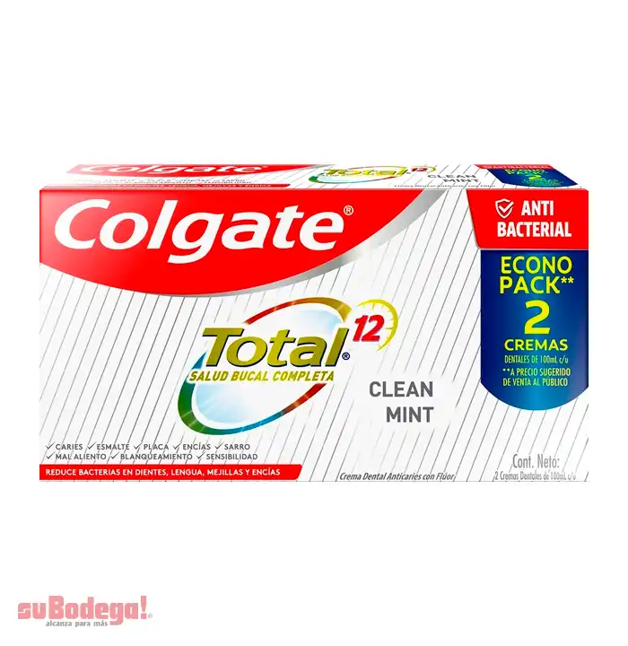 Crema Dental Colgate Total 2/100 ml.