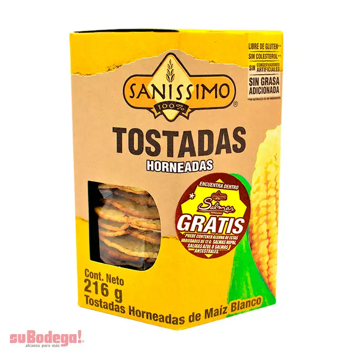 Tostada Saníssimo Horneada 200 gr.