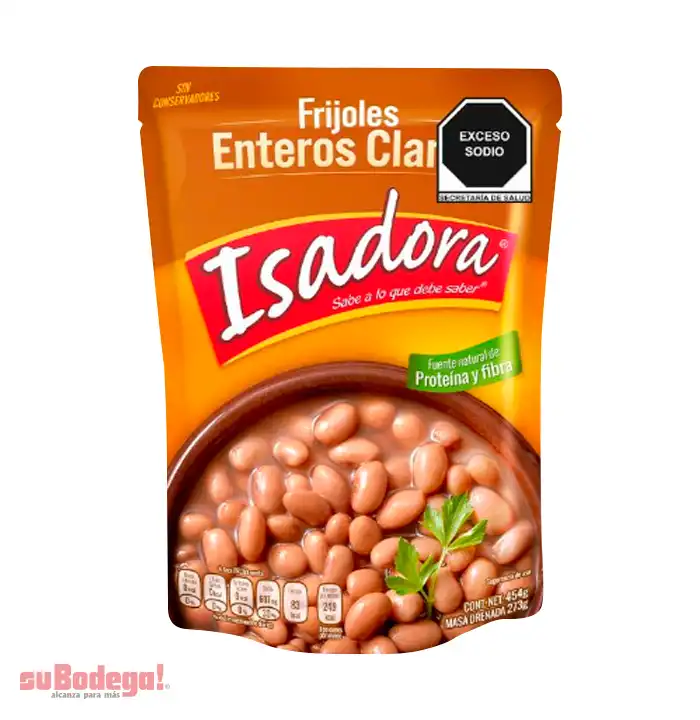 Frijol Bayo Entero Isadora 454 gr.