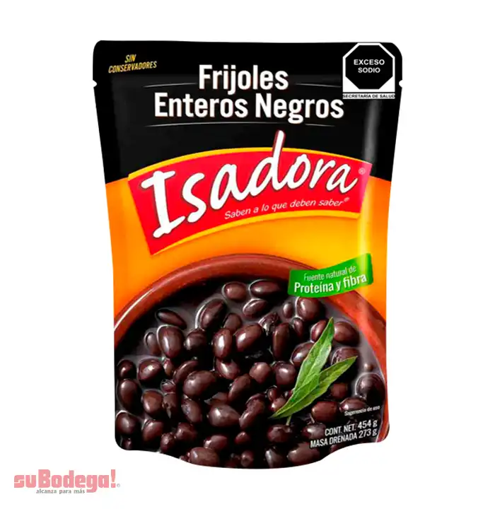 Frijol Negro Entero Isadora 454 gr.