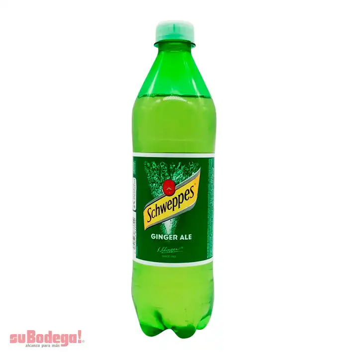 Refresco Peñafiel Schweppes Ginger Ale 600 ml.