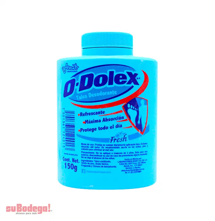 Talco Odolex Azul Fresh 150 gr.