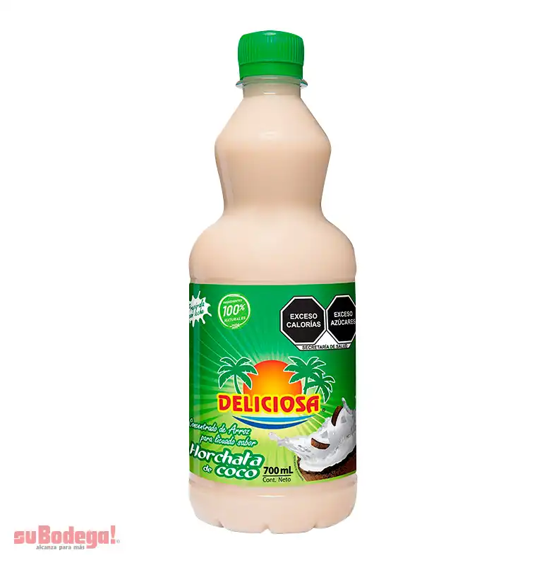 Jarabe Horchata Coco Deliciosa 700 ml.