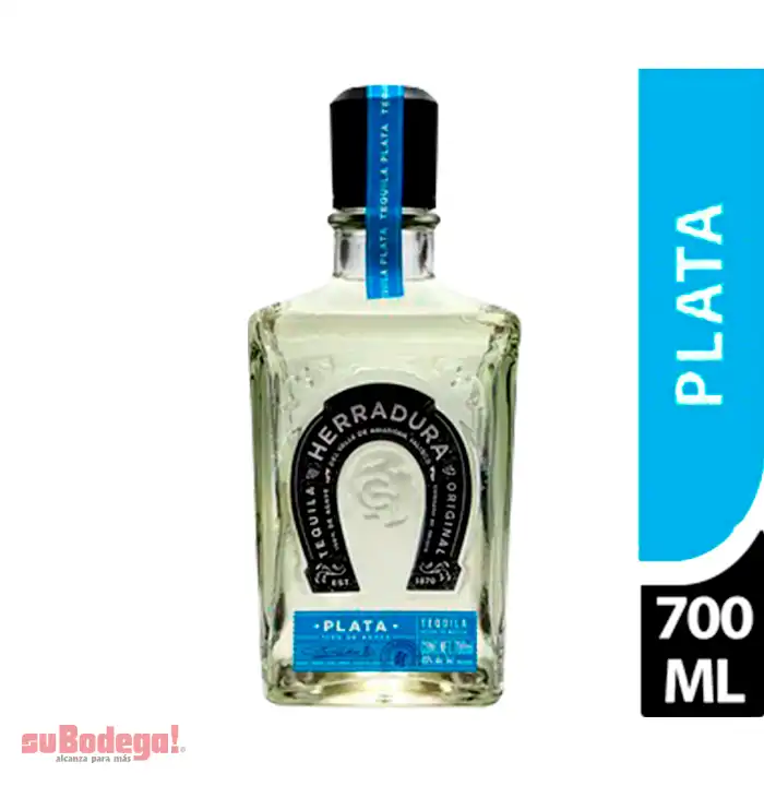 Tequila Herradura Plata 700 ml.