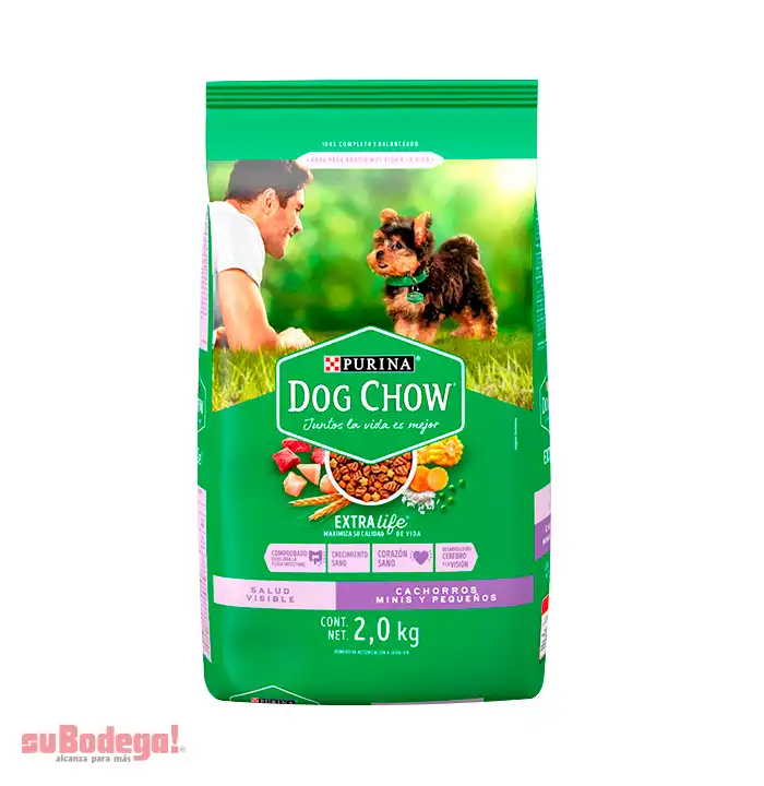 Alimento Purina Dog Chow Cachorro Razas Pequeña 2 kg.