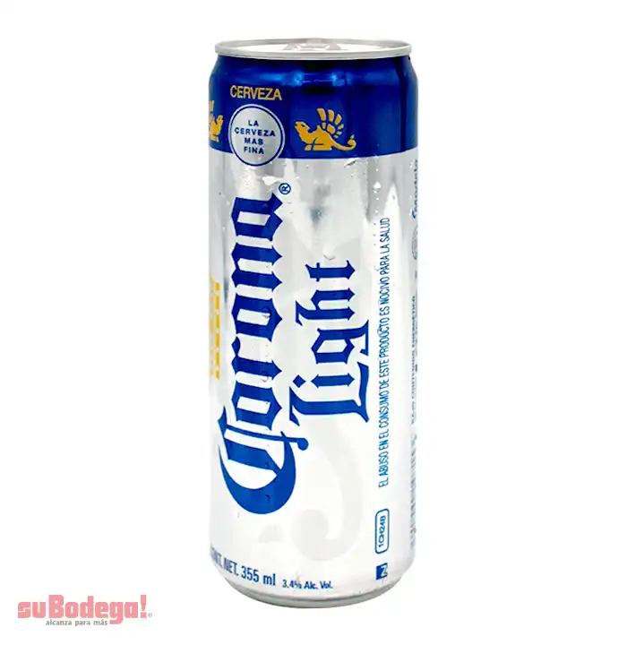 Cerveza Corona Light Lata 355 ml.