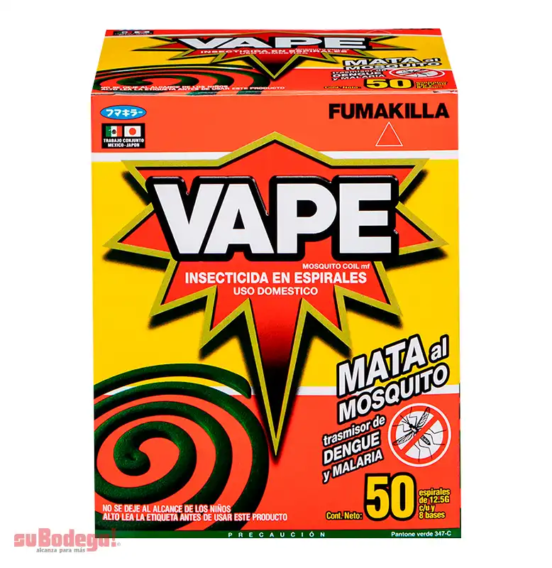 Insecticida Vape Espiral 50 pz.