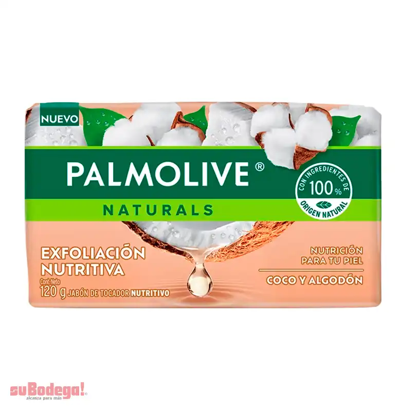 Jabón de Tocador Palmolive Naturals Coco Algodón 120 g