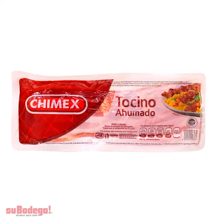 Tocino Ahumado Chimex 1 kg.