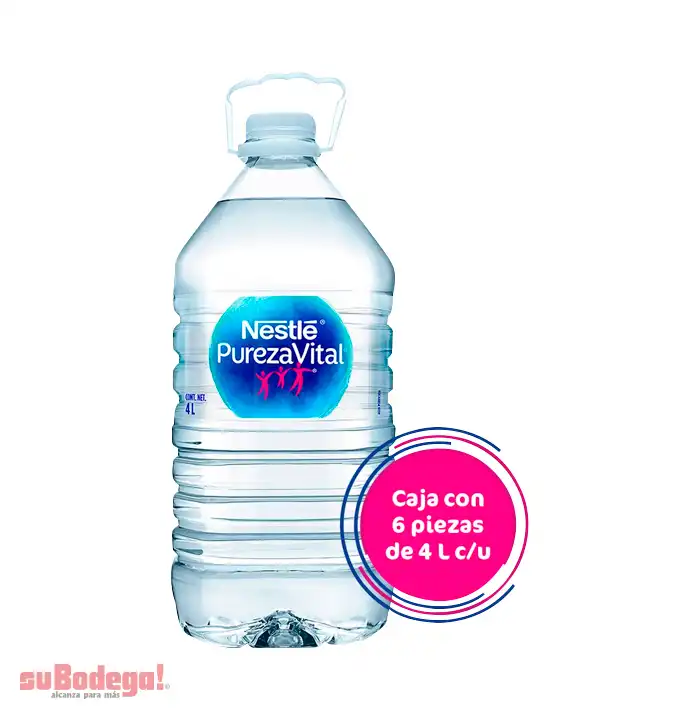 Agua Natural Pureza Vital 4 lt.