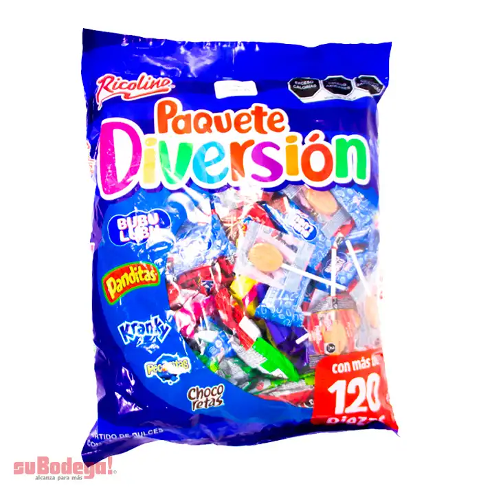 Paquete Ricolino Diversión 1.5 kg.