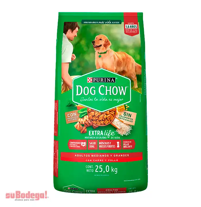 Alimento Purina Dog Chow Adulto 25 Kg