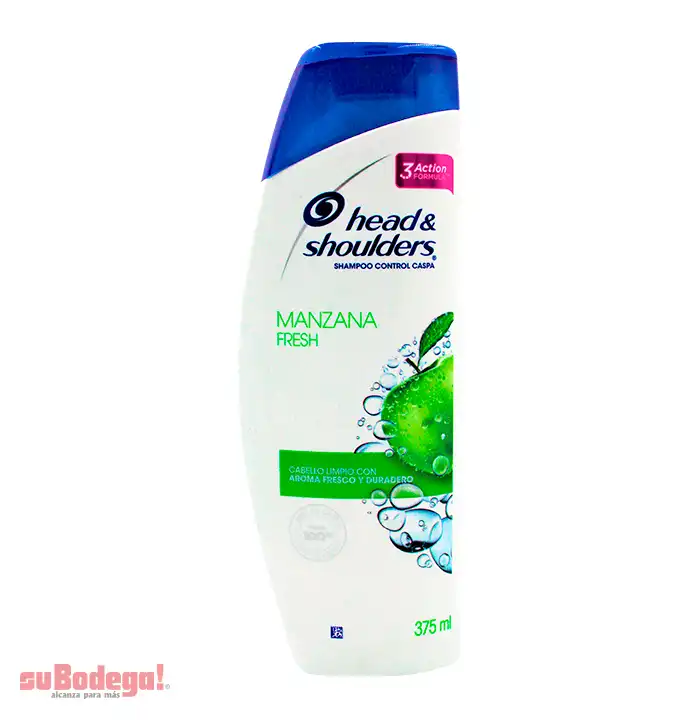 Shampoo Head & Shoulders Manzana 375 ml.