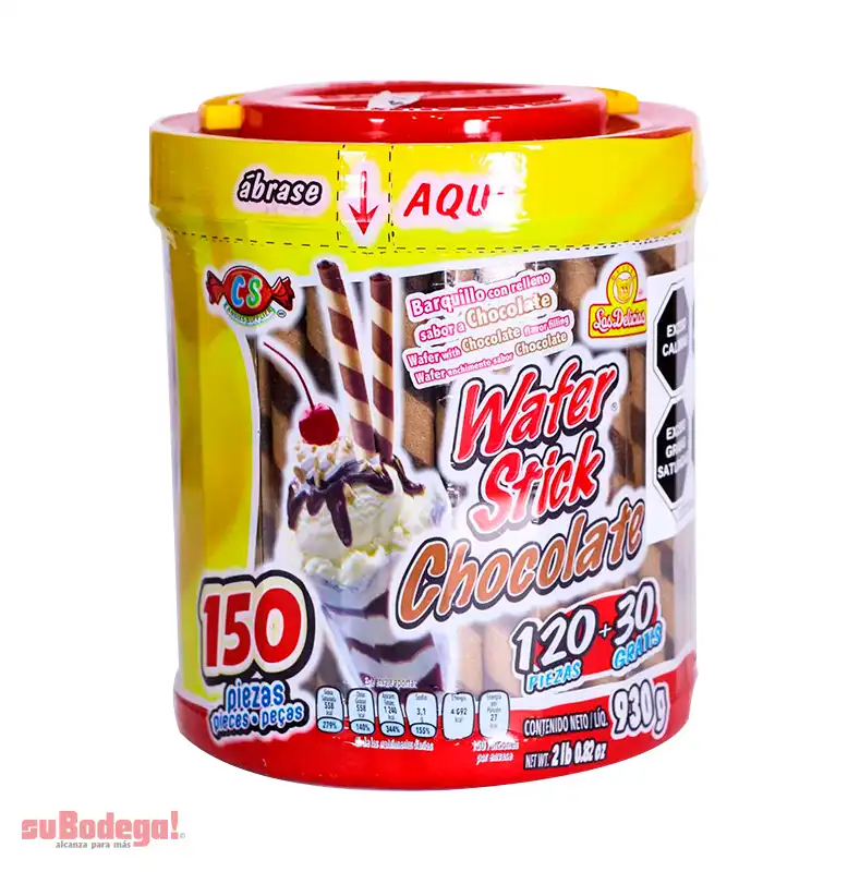 Galletas Barquillo Las Delicias Chocolate 150 pz.