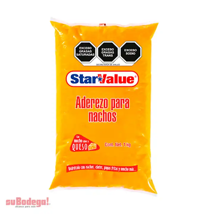 Aderezo para Nachos Star Value 1 kg.