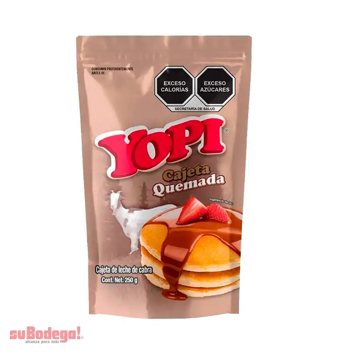 Cajeta Coronado Quemada Yopi Doy Pack 250 gr.