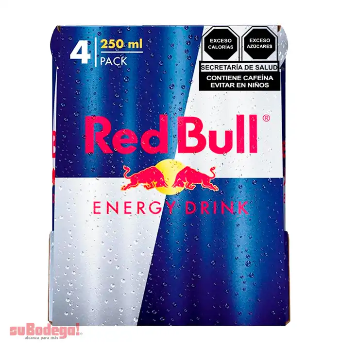 Bebida Energizante Red Bull Nuevo 250 ml.