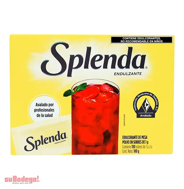 Sustituto de Azúcar Splenda 100 pz.