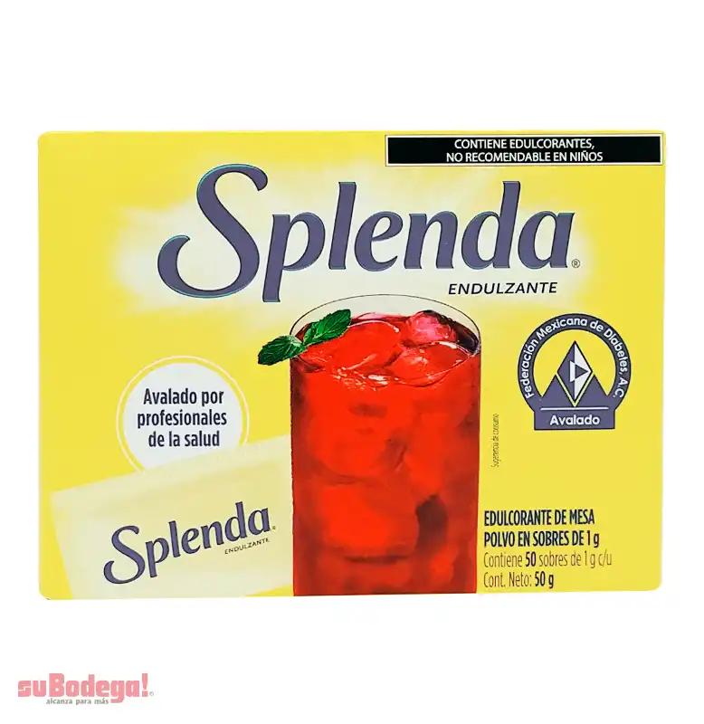 Sustituto de Azúcar Splenda 50 pz.