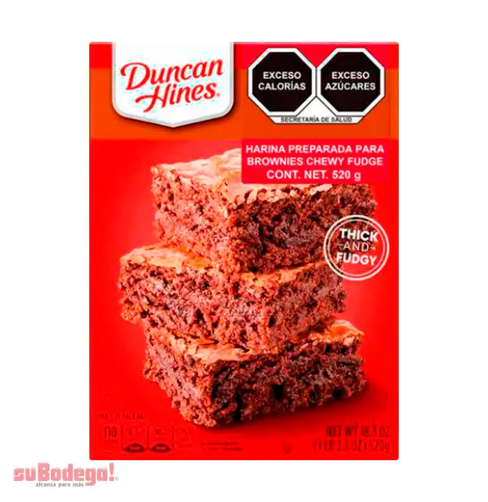 Harina Duncan Hines Brownies 520gr.