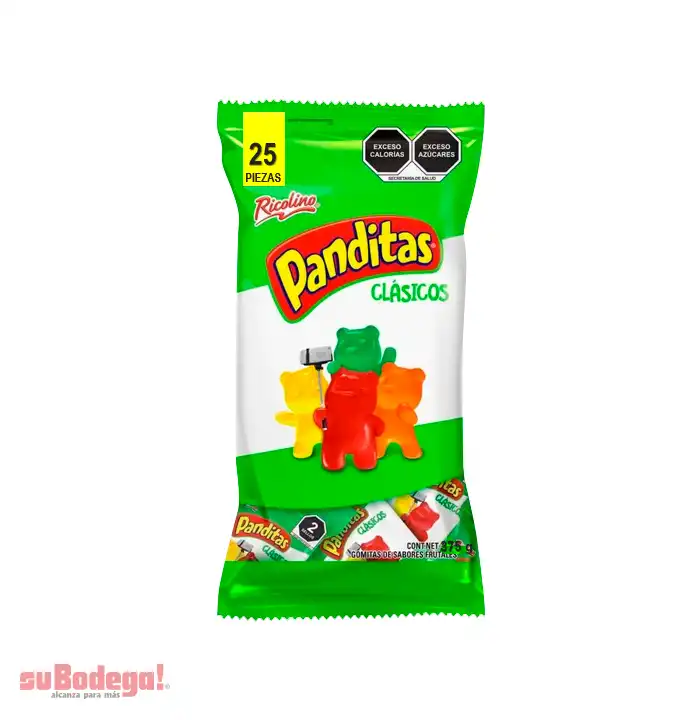 Panditas Ricolino Mini 25 Pz