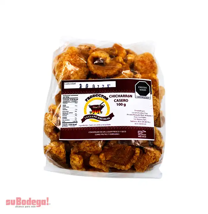 Chicharrón Casero Botanero kg.