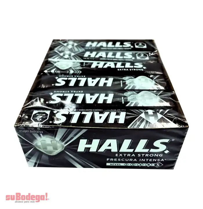 Pastilla Halls Negra pz.