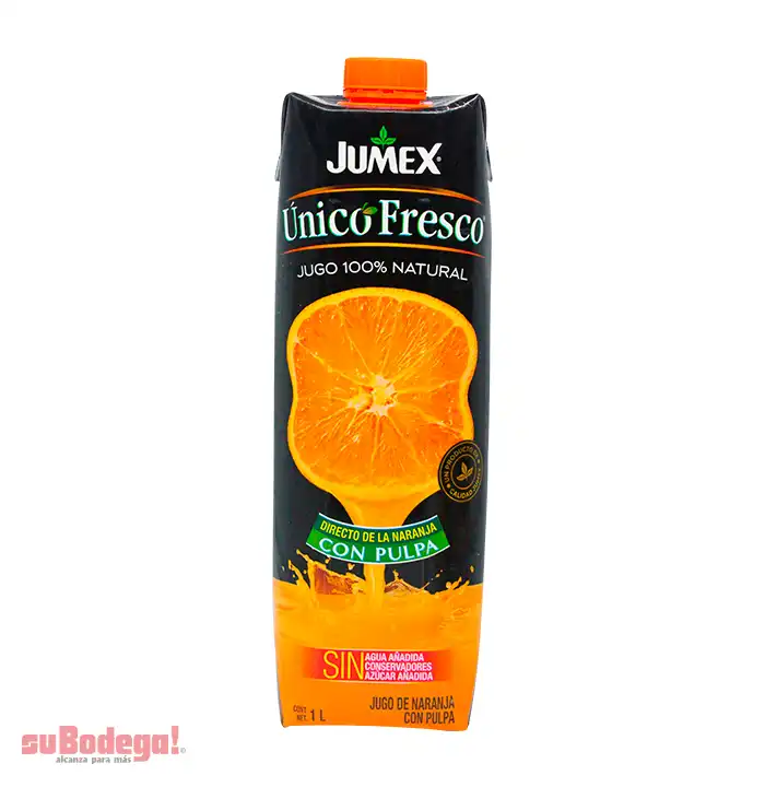 Jugo Jumex Único Fresco Naranja con Pulpa 1 lt.