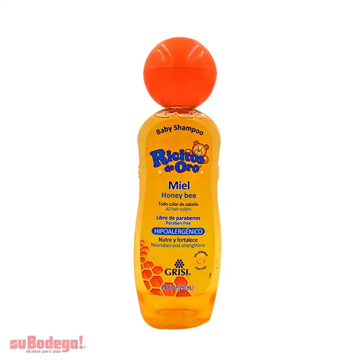 Shampoo Grisi Ricitos de Oro Miel 250 ml.