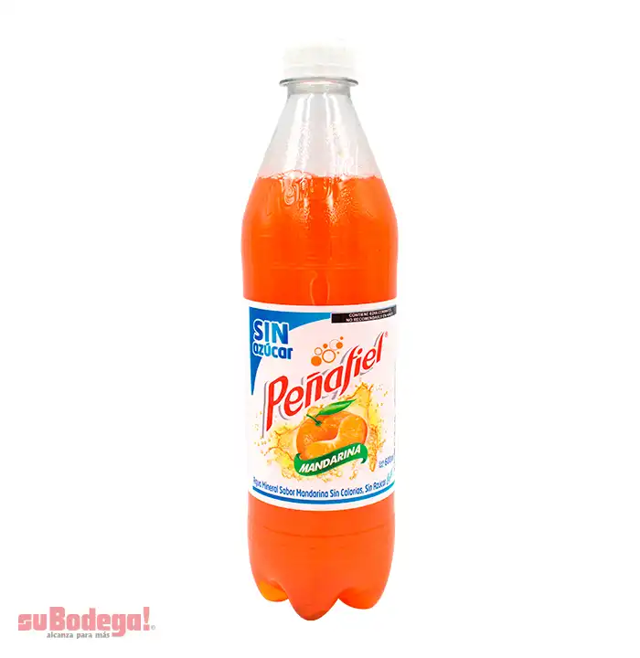 Refresco Peñafiel Mandarina Light 600 ml.