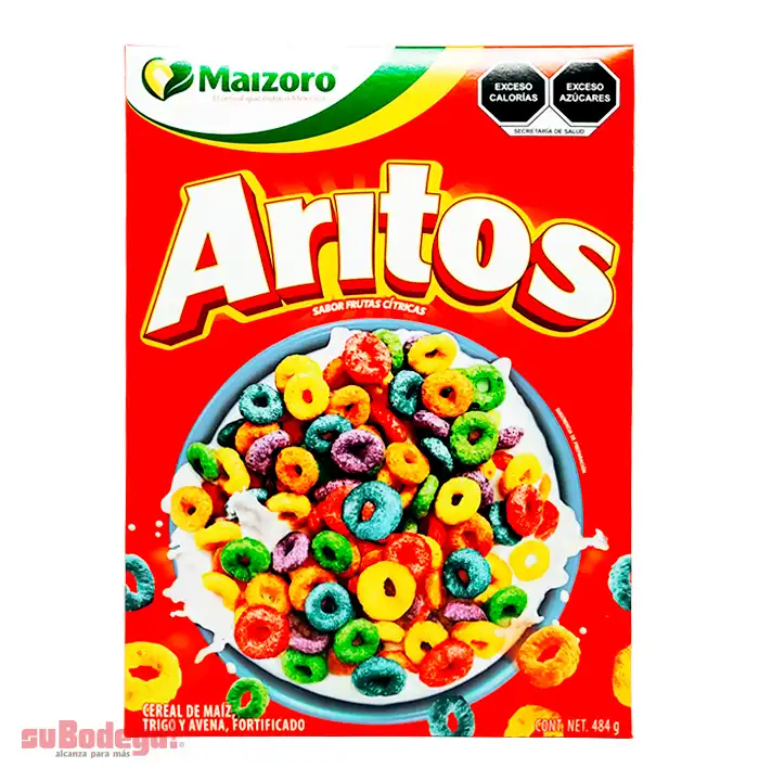 Cereal Maízoro Aritos de Fruta 484 gr.