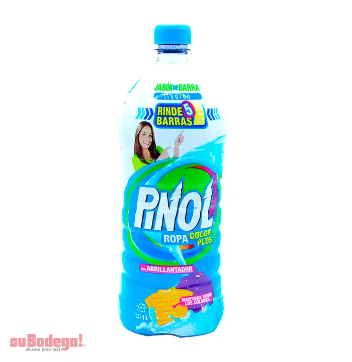 Jabón Pinol Líquido Ropa Color 1 lt.