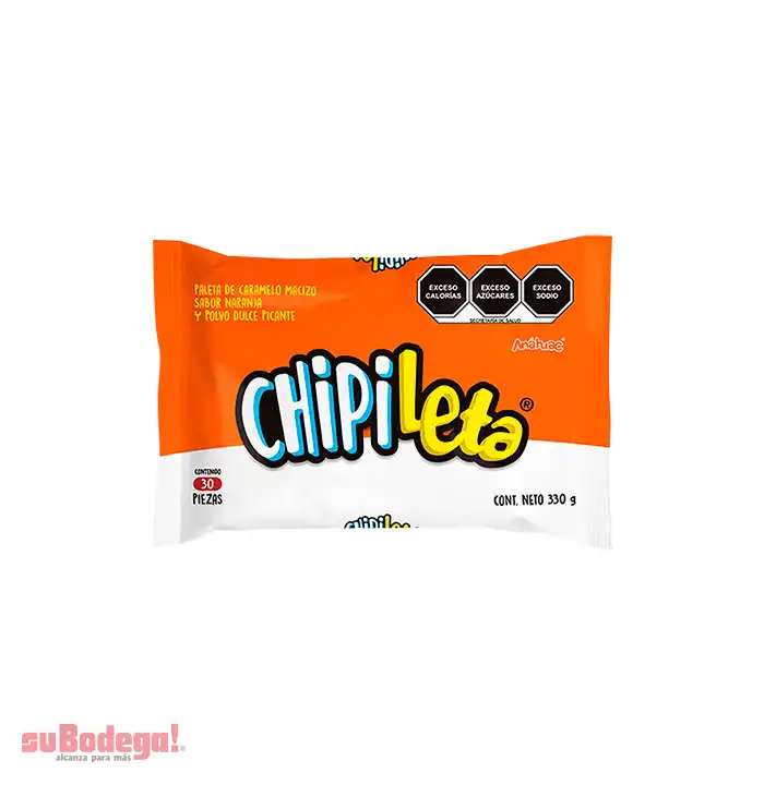 Paleta Anáhuac Chipileta Naranja 30 pz.