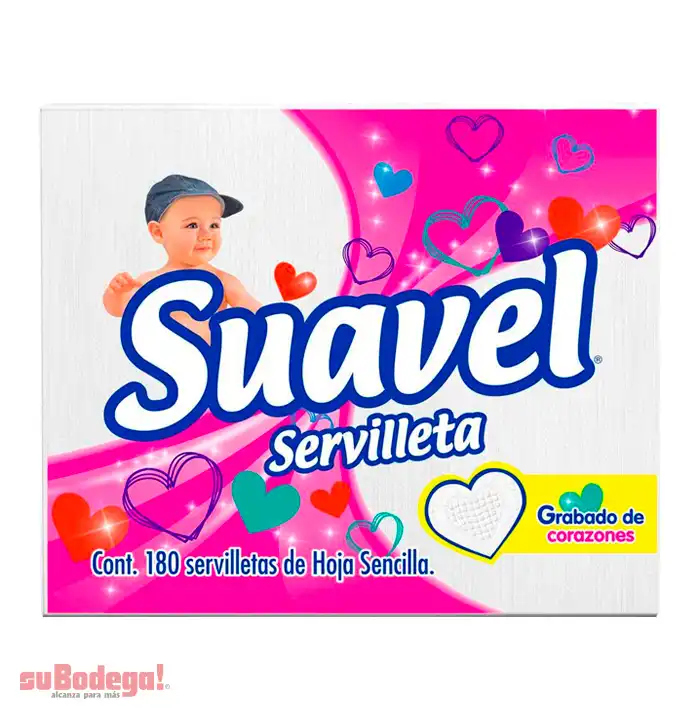 Servilleta Suavel 180 pz.